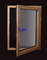 Alluminio di legno Windows di EPDM con vetro triplo per il mercato saudita