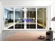 Finestre di scivolamento di alluminio lustrate doppio australiano di orizzontale di stile con la zanzariera per gli appartamenti