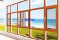 La progettazione moderna Windows di legno placcato di alluminio della Camera ha personalizzato il colore facoltativo per il mercato dei UAE