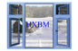 vetro di alluminio 2.28pvb del doppio di Windows del cappotto della polvere della guarnizione di 5mm 12A EPDM